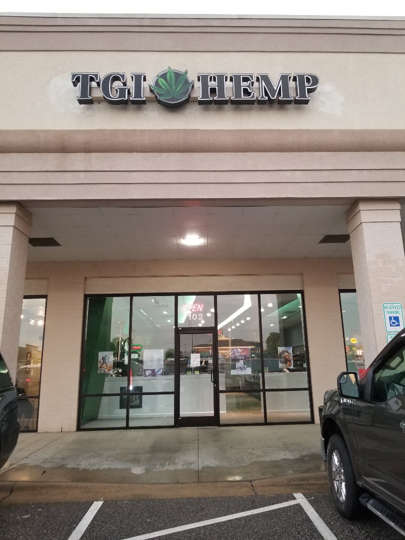 TGI Hemp storefront in Fayetteville, NC