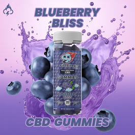 FireBalance 25mg Full Spectrum CBD Gummies - Blueberry Bliss - 750mg - FireBar Labs - 