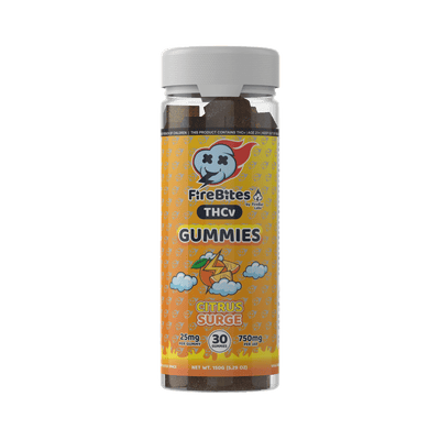 FireBalance 25mg THCv Gummies - Citrus Surge - 750mg - FireBar Labs - 