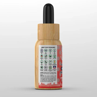 FireBalance Delta 8 Tincture - Strawberry - 5000mg - FireBar Labs - 