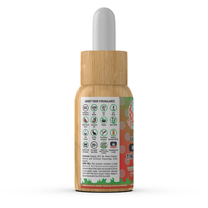 FireBalance HHC Tincture - Watermelon - 5000mg - FireBar Labs - 