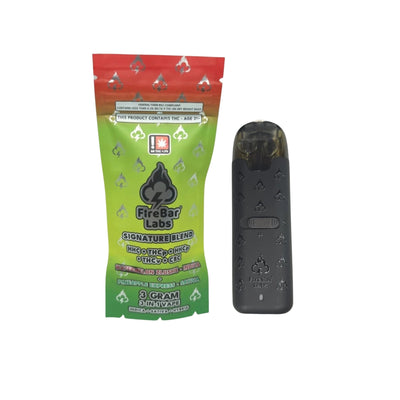 FireBar DUO 3 - in - 1 Indica + Sativa + Hybrid 3 Gram Signature Blend Vape - Watermelon Zlushie (Indica) × Pineapple Express (Sativa)
