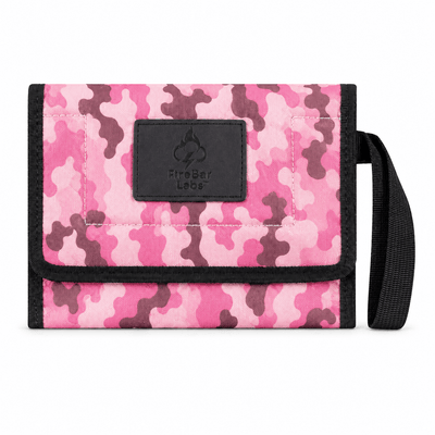 FireBar Labs Essential Travel Wallet - Smell Proof + Hidden Lock (× PBAL) - FireBar Labs - Pink Camo