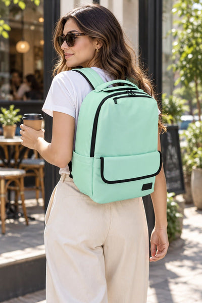 FireBar Labs Executive Tech Adventure Backpack w/USB-C Fast Charge Port - Smell Proof + Hidden Lock - FireBar Labs - Purple Lilac *Limited Edition*