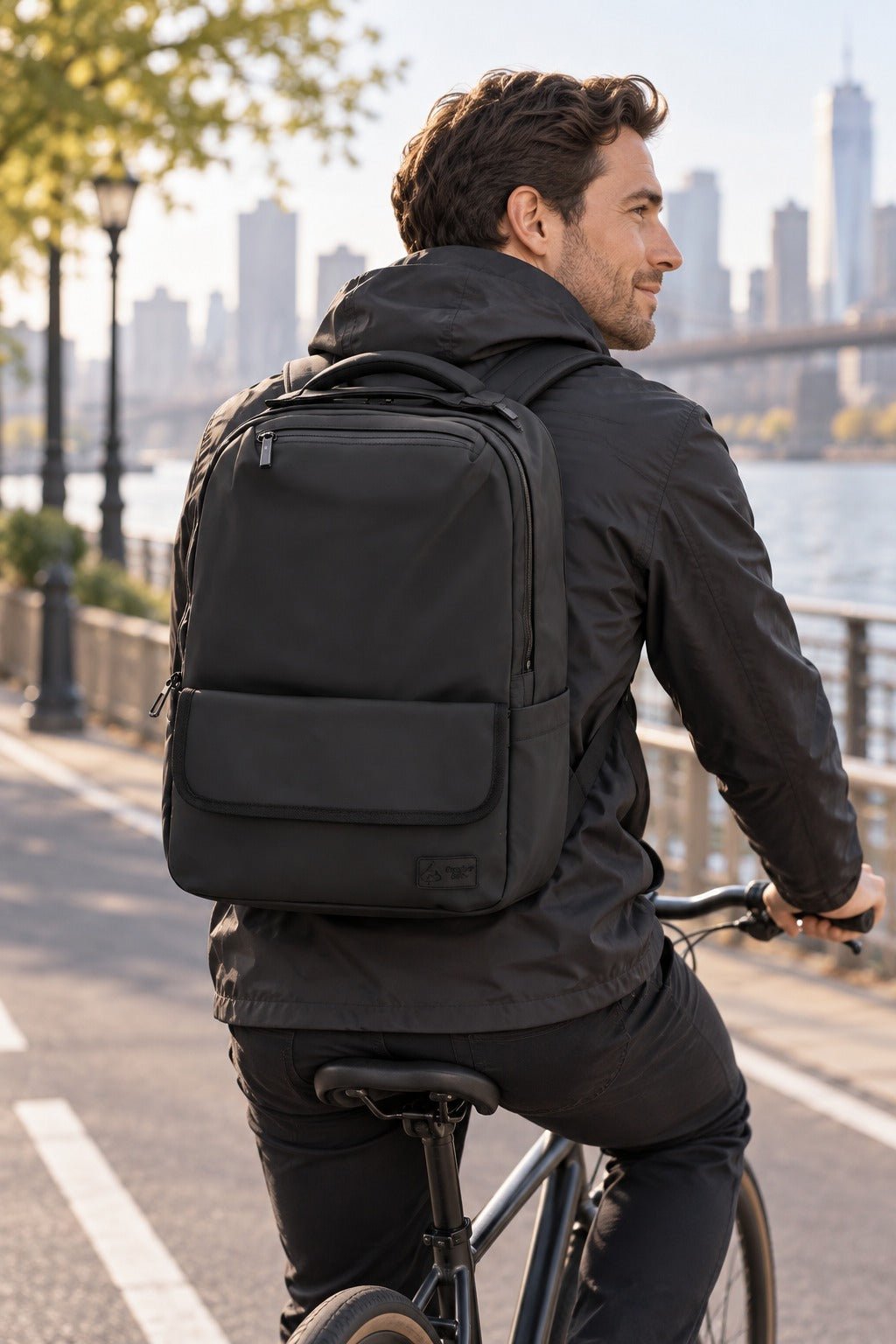 FireBar Labs Executive Tech Adventure Backpack w/USB-C Fast Charge Port - Smell Proof + Hidden Lock - FireBar Labs - Purple Lilac *Limited Edition*