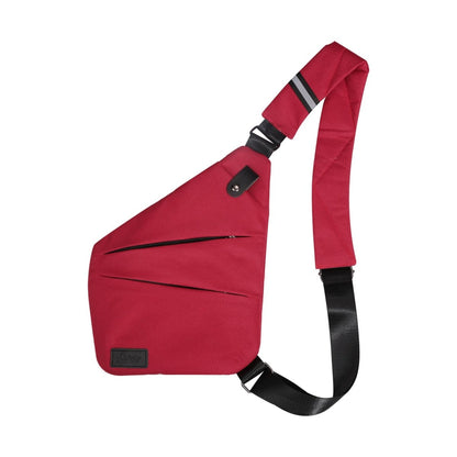 FireBar Labs Smell Proof Cross Body Bag - Lockable - Smell Proof Fashion - FireBar Labs - Ruby Red