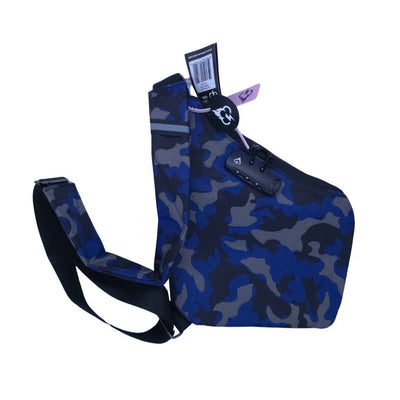 FireBar Labs Smell Proof Cross Body Bag - Lockable - Smell Proof Fashion - FireBar Labs - Purple Camo
