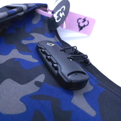 FireBar Labs Smell Proof Cross Body Bag - Lockable - Smell Proof Fashion - FireBar Labs - Purple Camo