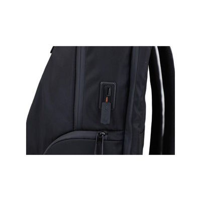 FireBar Labs Smell Proof Executive Backpack w/USB-C Fast Charge Port - Hidden Lock - FireBar Labs - Phantom Black
