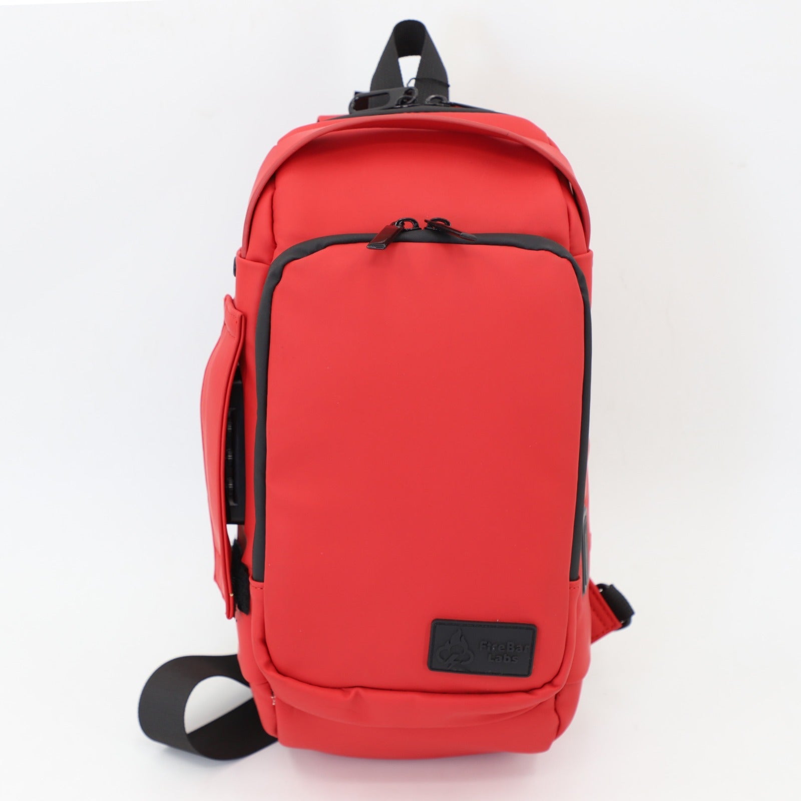 FireBar Labs Smell Proof Executive Tech Cross Body w/USB - C Fast Charge Port - Hidden Lock - FireBar Labs - Saddle Brown