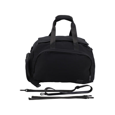 FireBar Labs Smell Proof Executive Hybrid Duffle Bag Backpack w/USB-C Fast Charge Port - Hidden Lock - Phantom Black