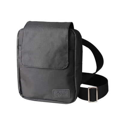 FireBar Labs Smell Proof Messenger Bag - Lockable - Smell Proof Fashion - FireBar Labs - Stealth Black Ripstop