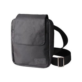 FireBar Labs Smell Proof Messenger Bag - Lockable - Smell Proof Fashion - FireBar Labs - Stealth Black Ripstop