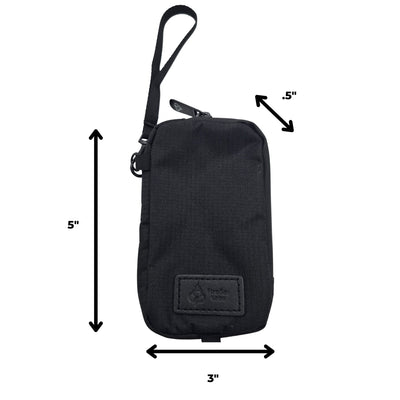 FireBar Labs Smell Proof Stash Bag - Smell Proof Fashion - FireBar Labs - Stealth Black