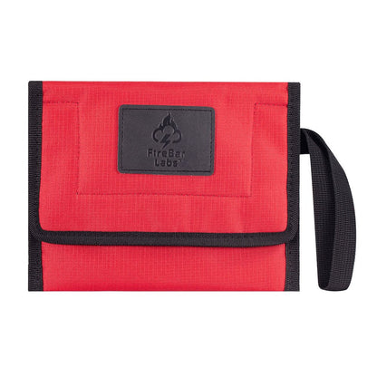 FireBar Labs Smell Proof Travel Wallet - Hidden Lock - FireBar Labs - Ruby Red