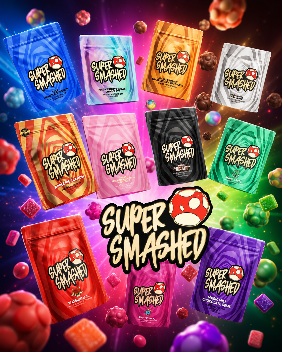 FireBar Labs Super Smashed — Cosmic candy explosion: Super Smashed!