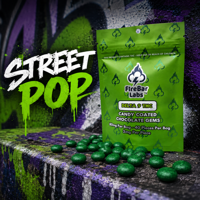 FireBar Labs THC Chocolate Diamonds — Candy-coated street style promo