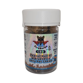 FireBarks Peanut Butter & Blueberry Jelly CBD Pet Chews - 30ct - 300mg CBD - FireBar Labs - 
