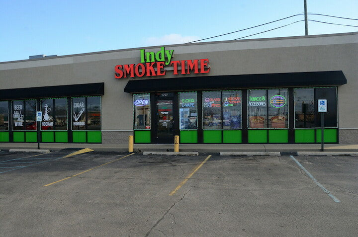 Indy Smoke Time storefront in Franklin, IN