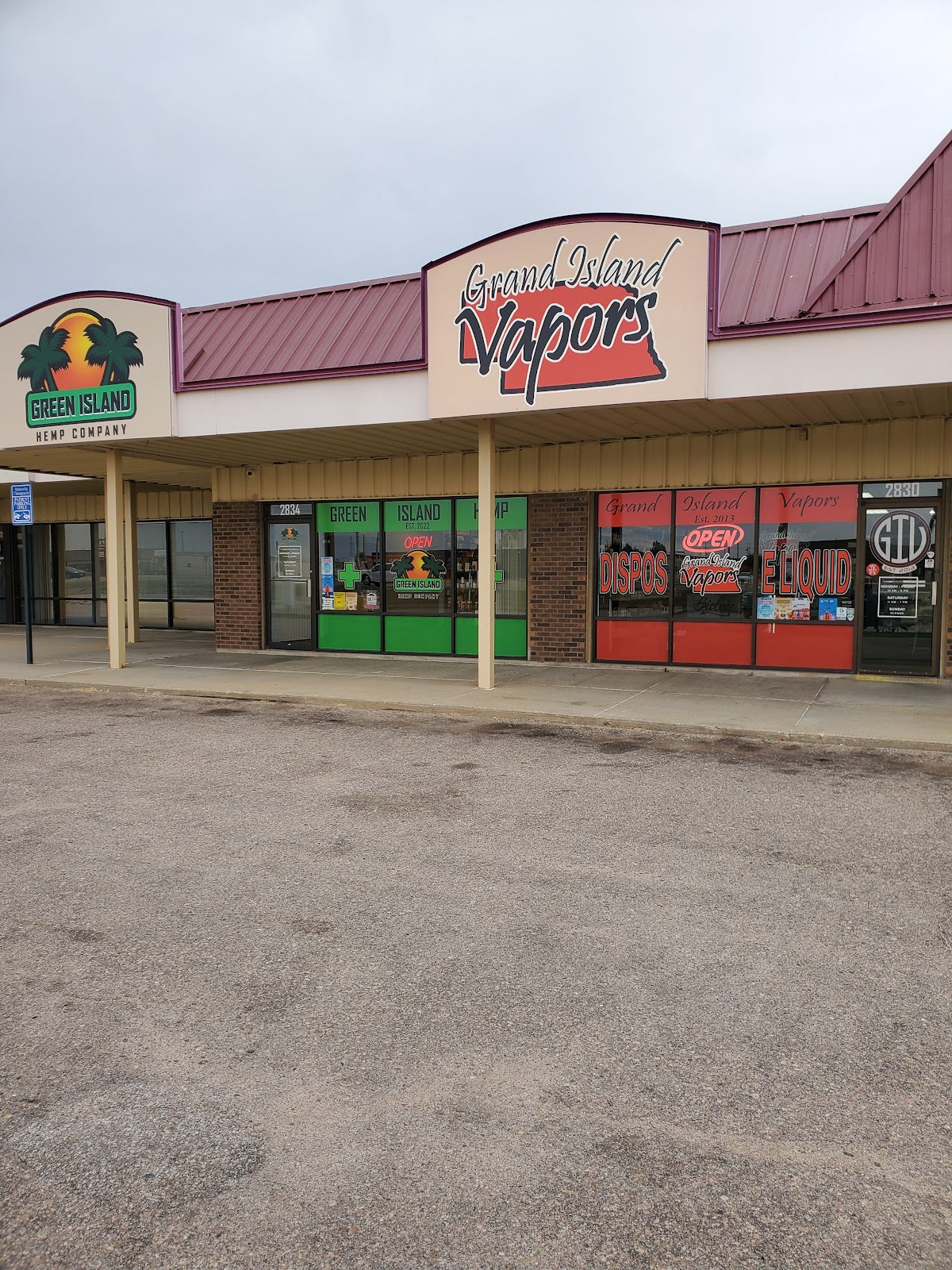 Grand Island Vapors storefront in Grand Island, NE