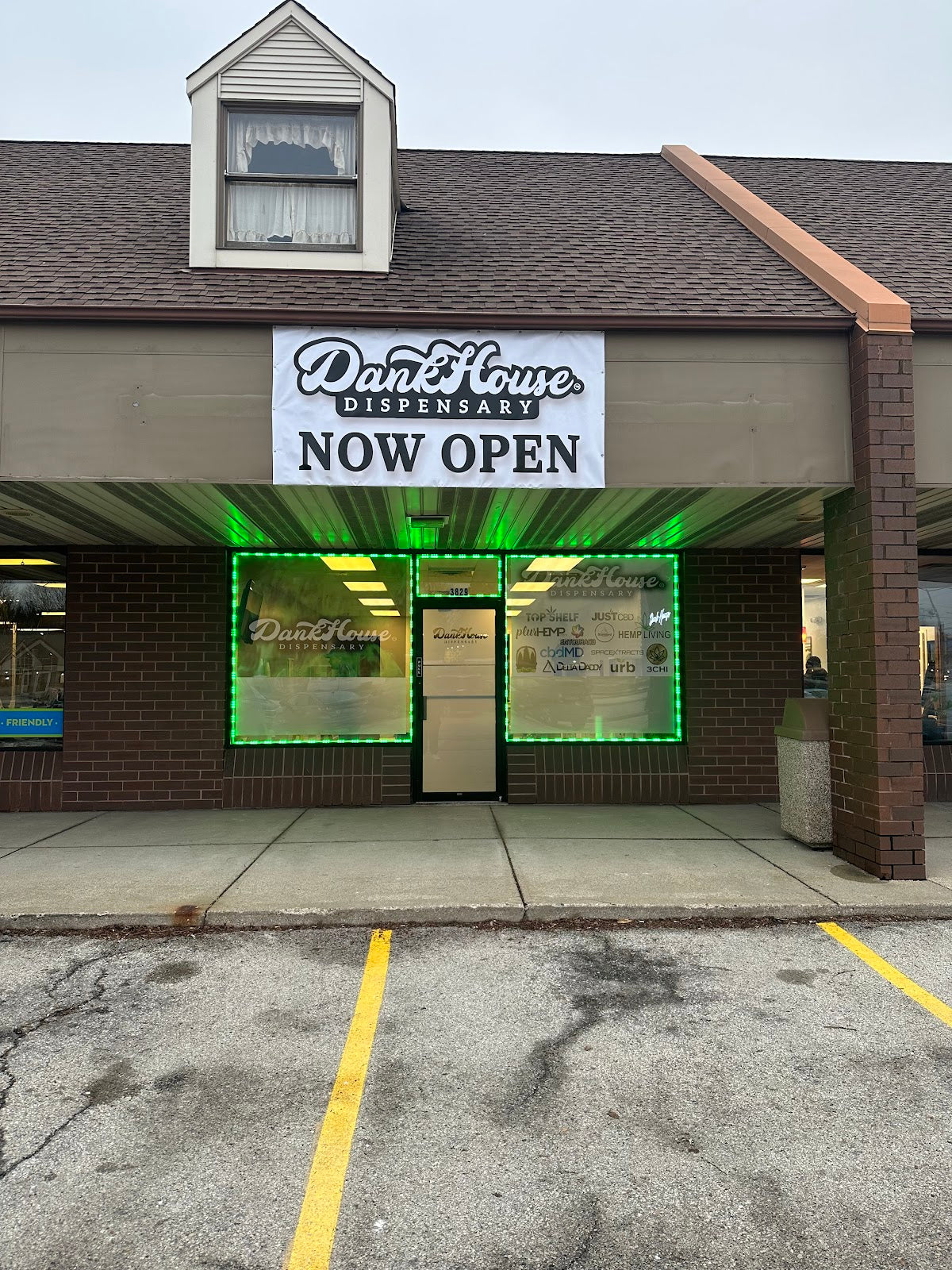 DankHouse Dispensary storefront in Greenfield, WI