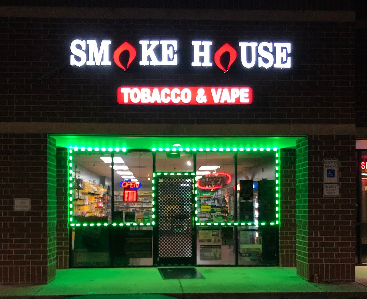Smoke House Tobacco Vape & CBD storefront in Greensboro, NC