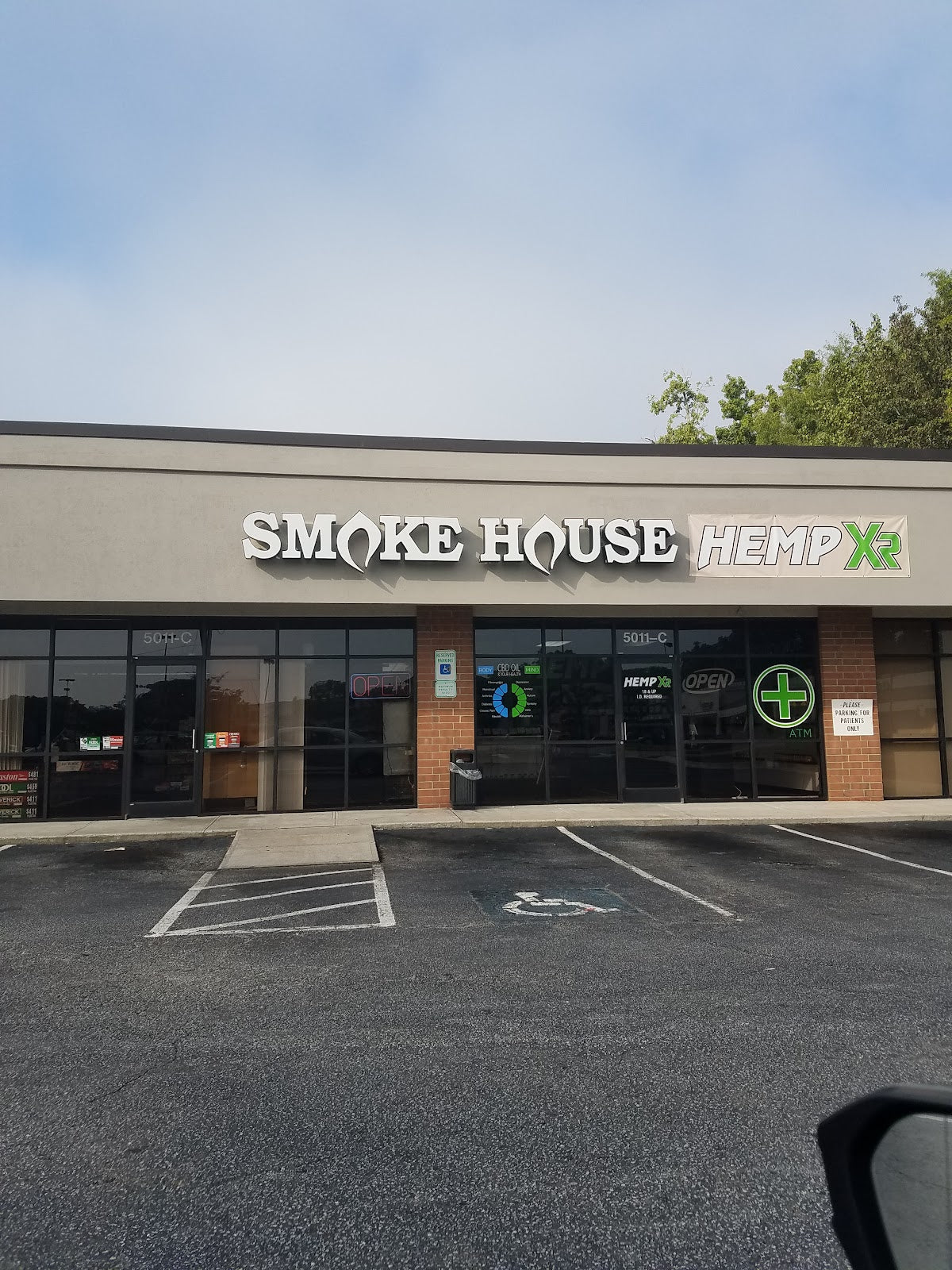Smoke House Tobacco Vape & CBD storefront in Greensboro, NC