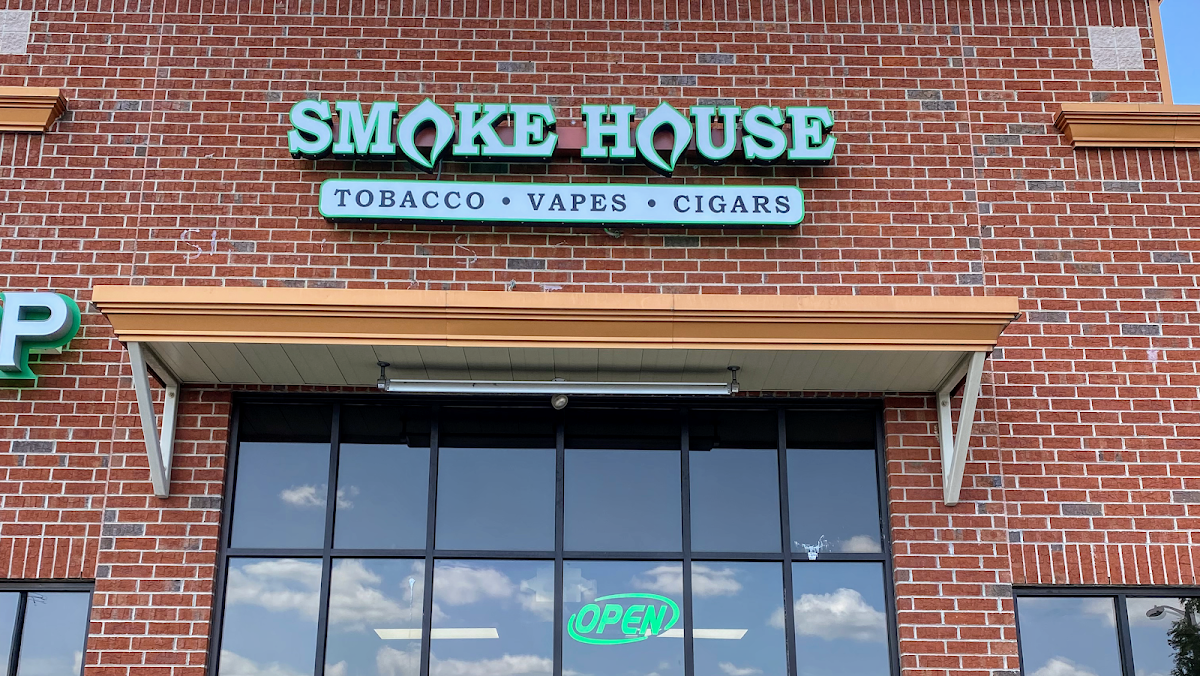 Smoke House Tobacco Vapes Cigars & Delta 8 storefront in Greensboro, NC