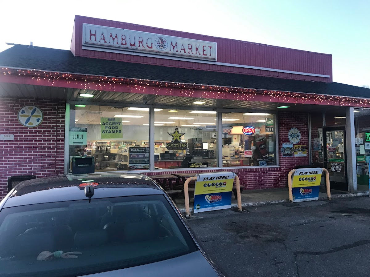 Hamburg Market storefront in Hamburg, PA