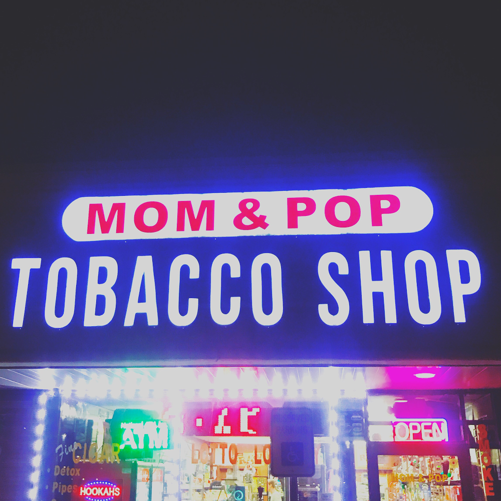 Mom & Pop Smoke Shop storefront in Houston, TX