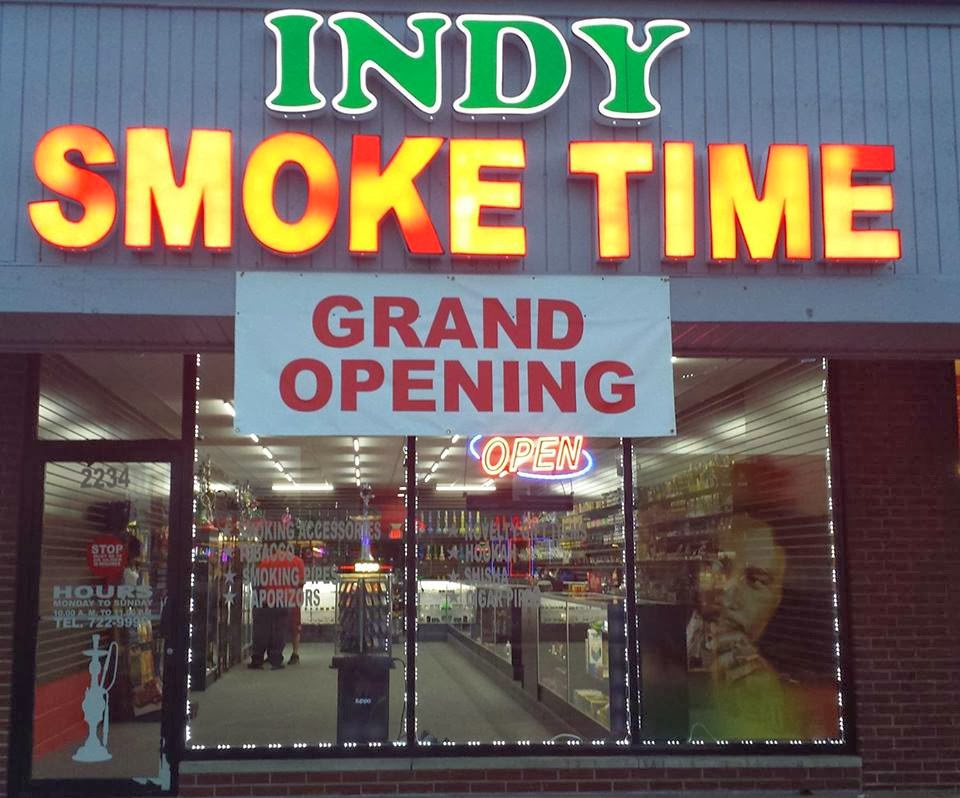 Indy Smoke Time storefront in Indianapolis, IN