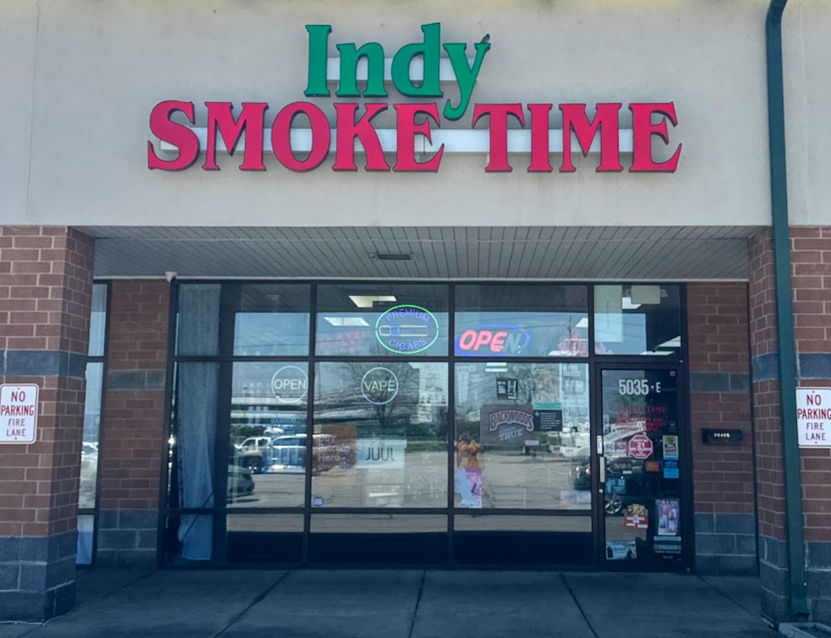 Indy Smoke Time storefront in Indianapolis, IN