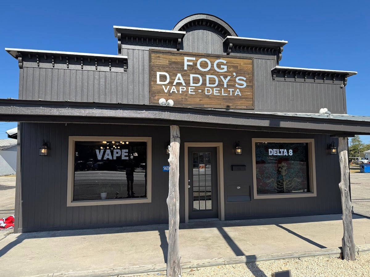 FOG DADDY’S storefront in Kerrville, TX