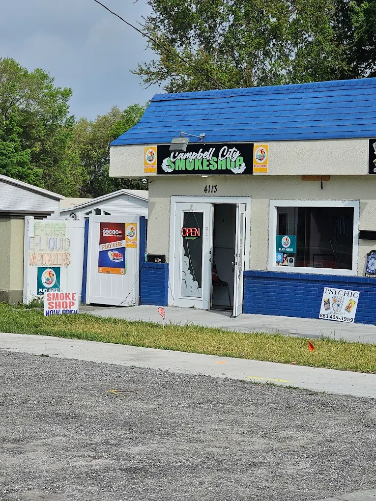 Campbell City Smoke Shop storefront in Kissimmee, FL