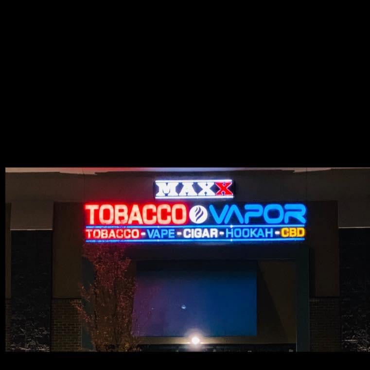 MAXX TOBACCO AND VAPOR storefront in Knightdale, NC