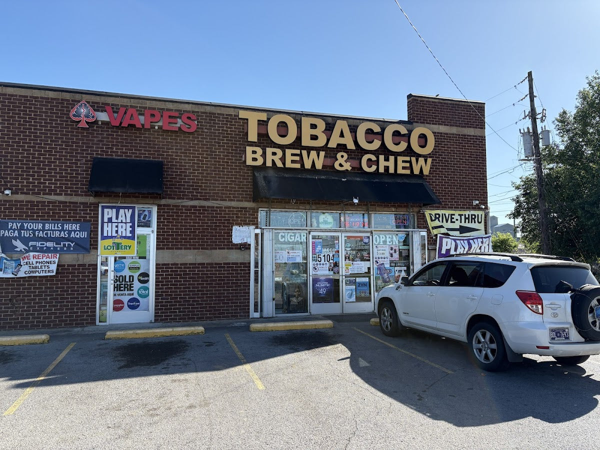Tobacco Brew & Chew storefront in La Vergne, TN