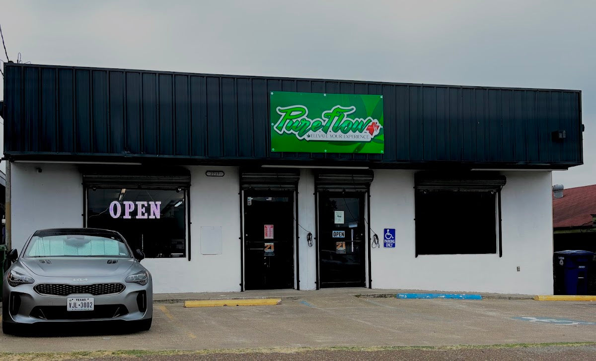 Pure Flow Dispensary storefront in Laredo, TX