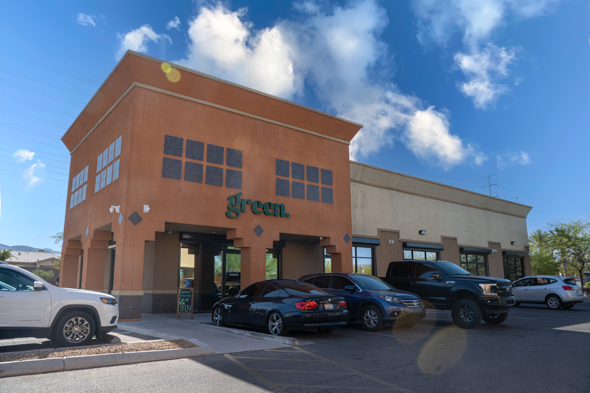 Green Cannabis Co. Dispensary Hualapai storefront in Las Vegas, NV