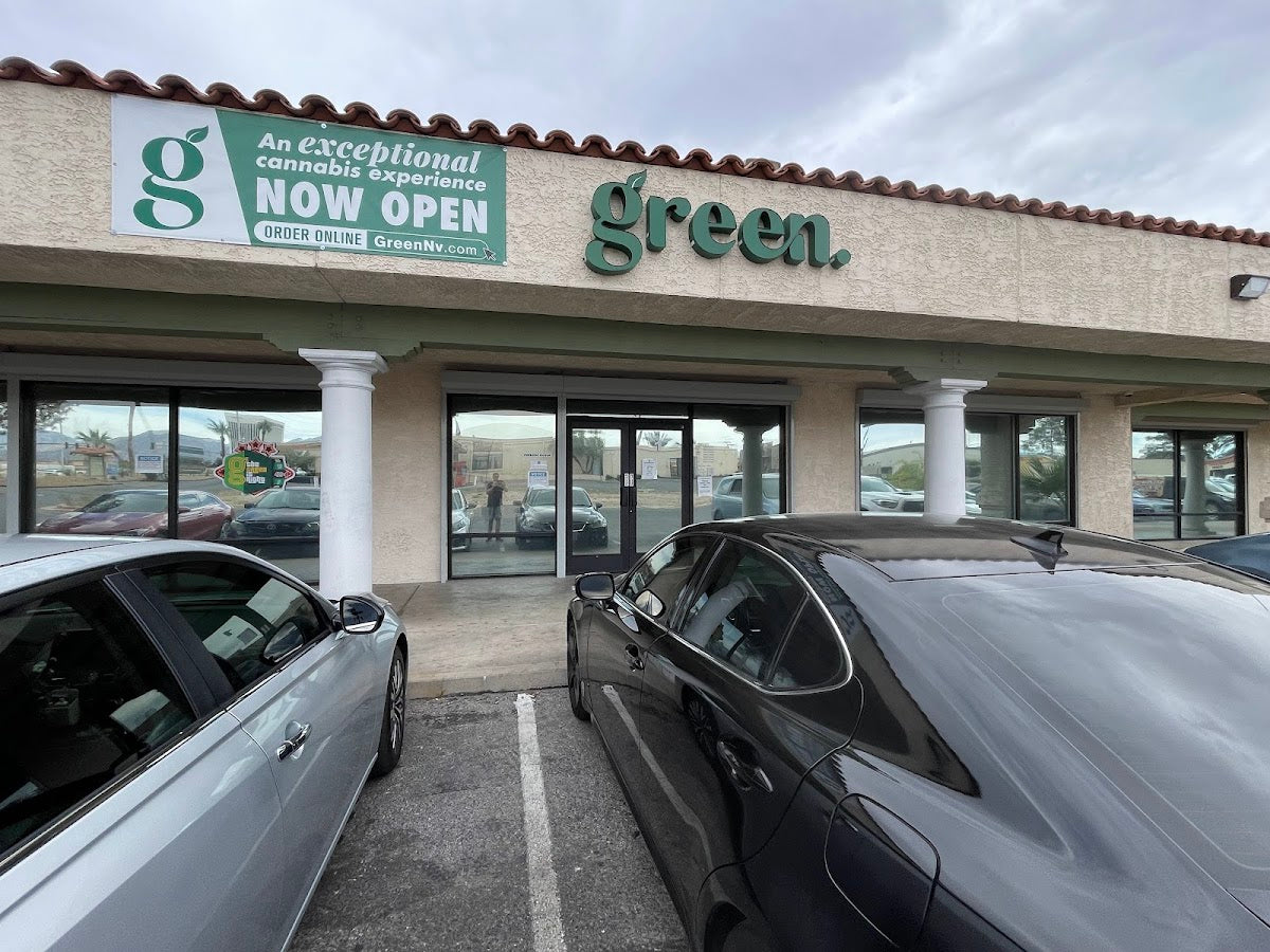 Green Cannabis Co. Dispensary Rainbow storefront in Las Vegas, NV