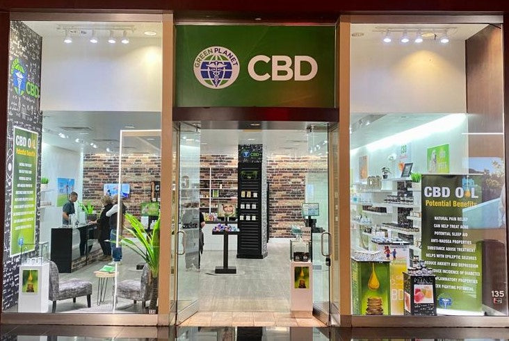 Green Planet CBD(Miracle Mile Shops) storefront in Las Vegas, NV