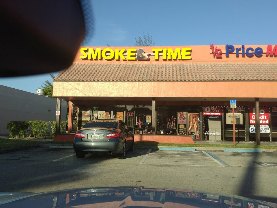 Smoke Time Club storefront in Lauderhill, FL