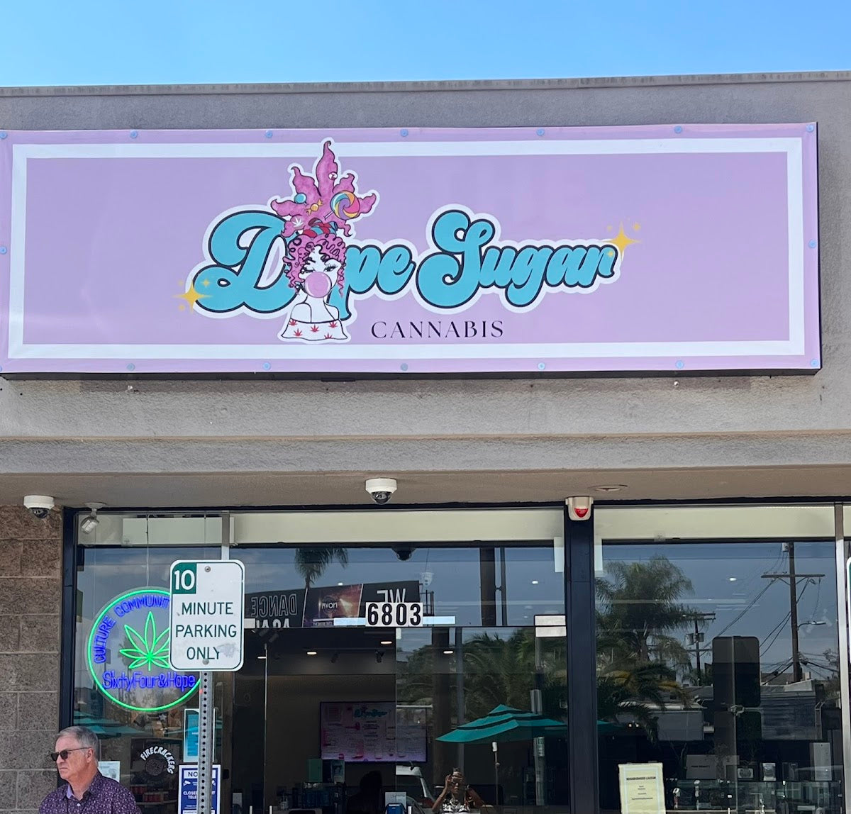 Dope Sugar storefront in Los Angeles, CA