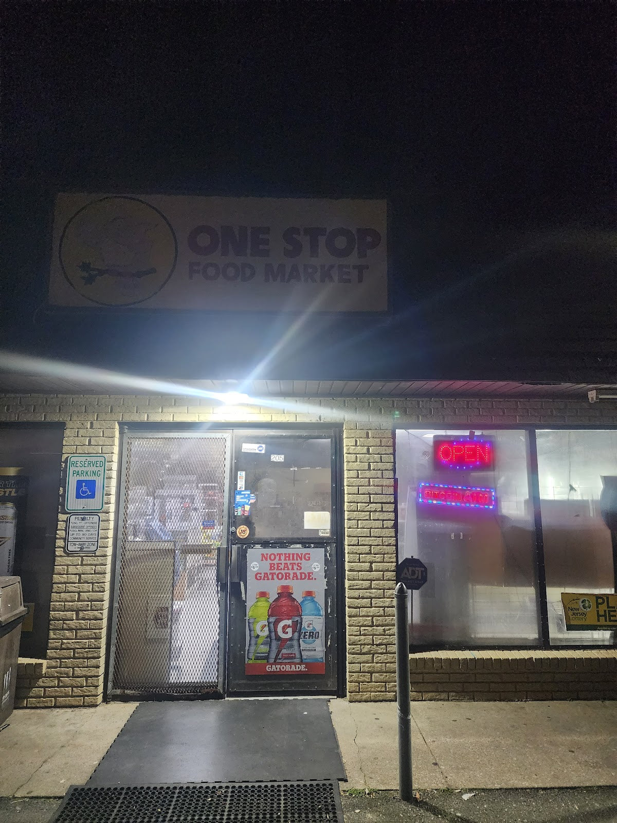 One Stop Food Market storefront in Millville, NJ