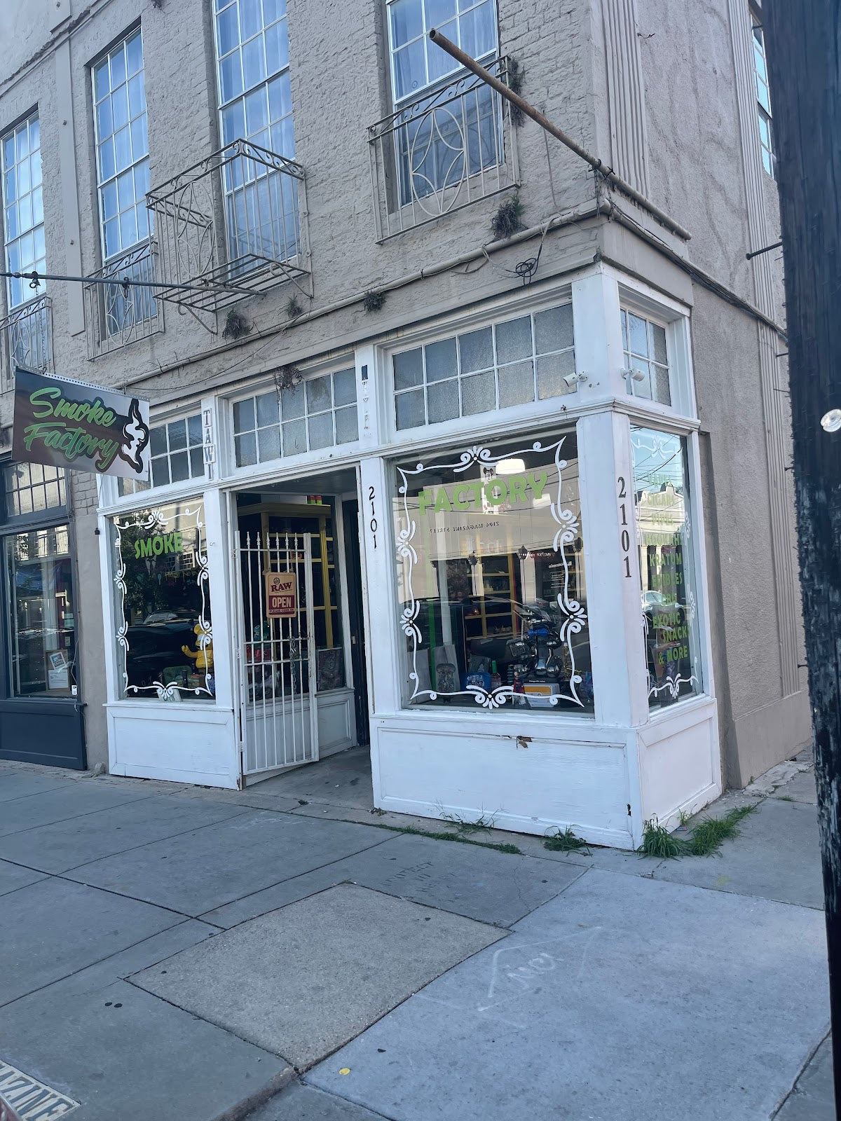 The Smoke Factory storefront in New Orleans, LA