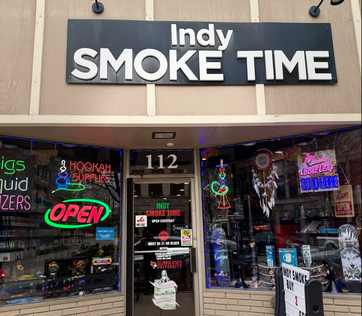 Indy Smoke Time Uptown storefront in Normal, IL