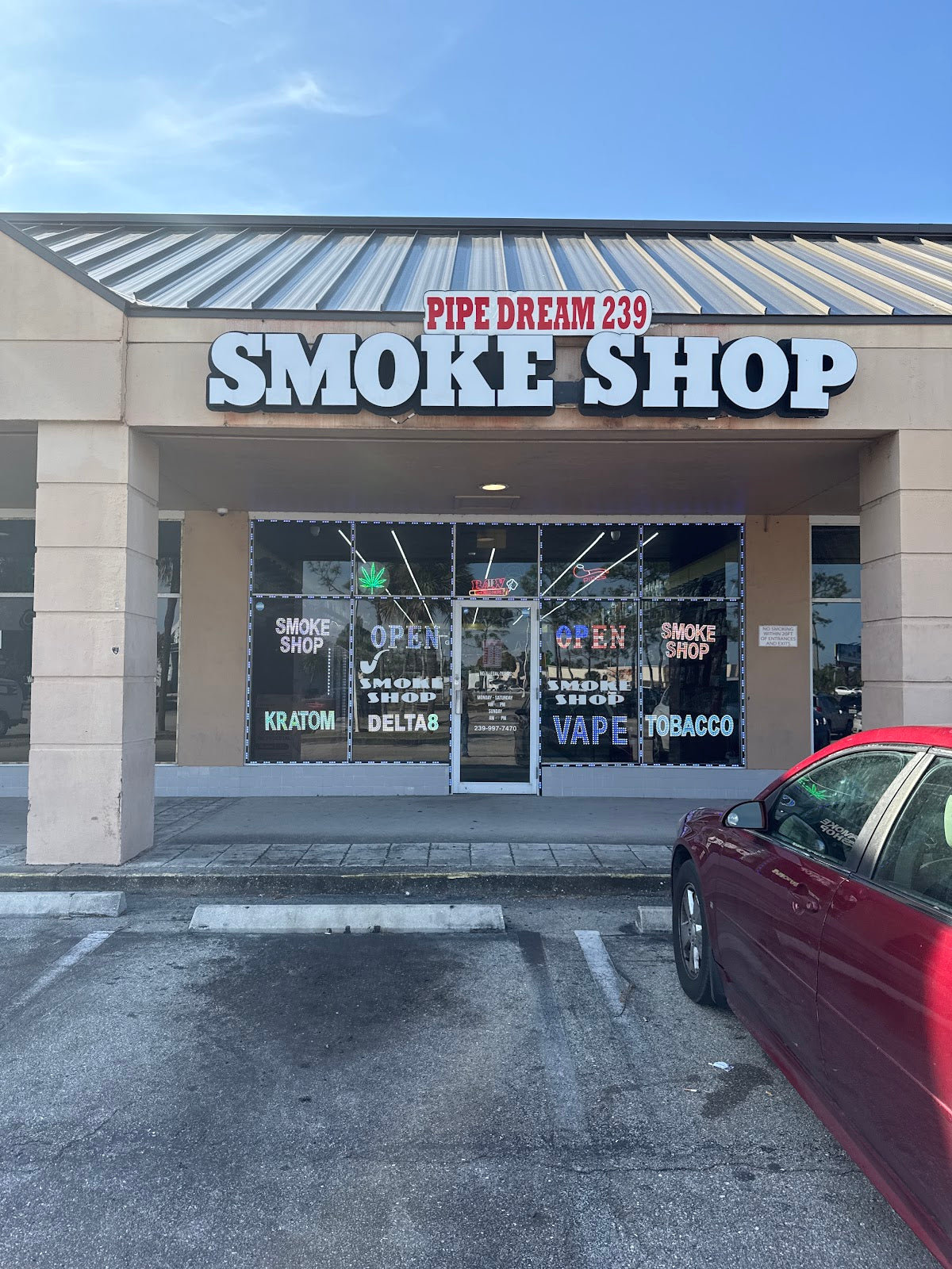 Pipe Dream 239 storefront in North Fort Myers, FL