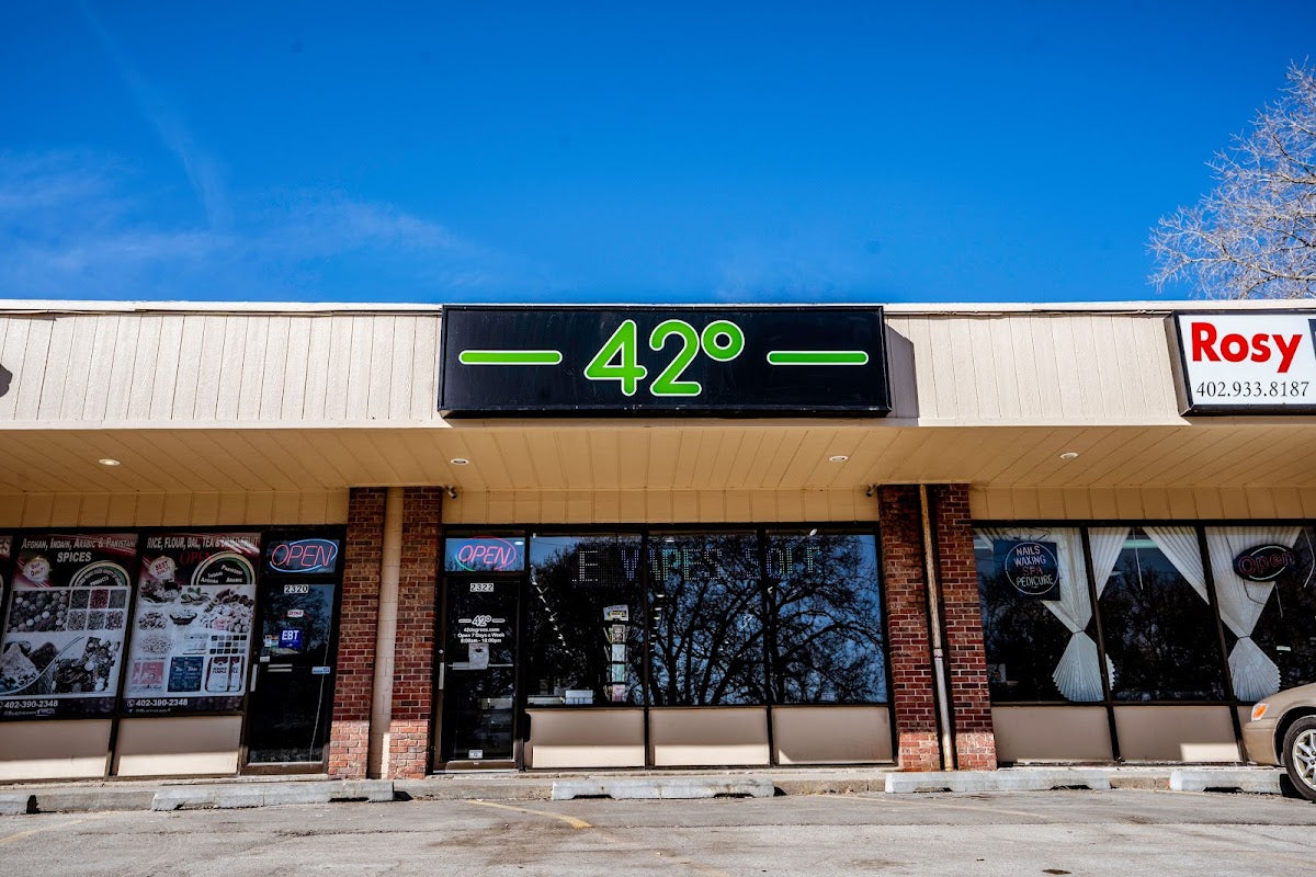 42 Degrees storefront in Omaha, NE