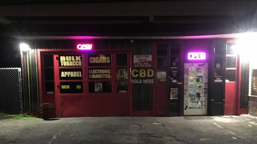 Irie Hawaii Smoke Shop Pahoa storefront in Pāhoa, HI