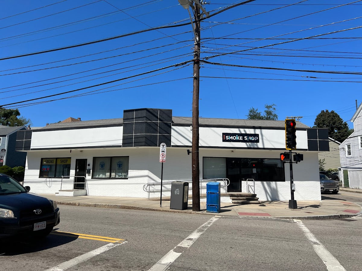 New Smoke Shop storefront in Quincy, MA