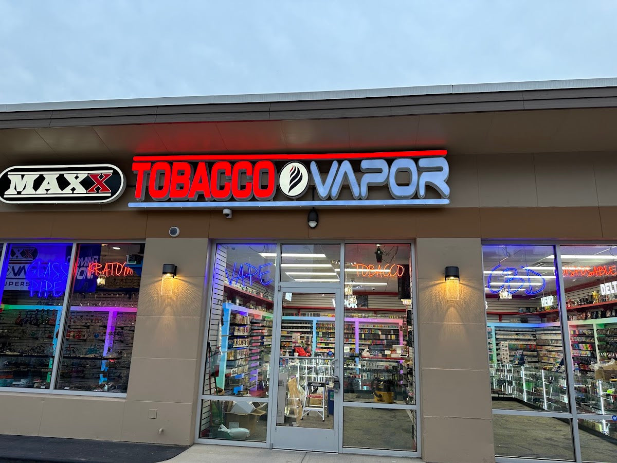 MAXX TOBACCO AND VAPOR storefront in Raleigh, NC
